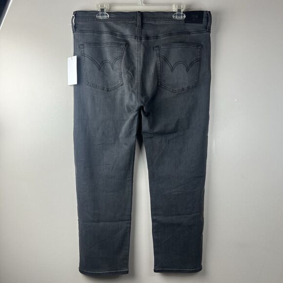 NWT Edwin Denim Elin Crop Straight Leg Jeans Size 33 - Picture 8 of 10